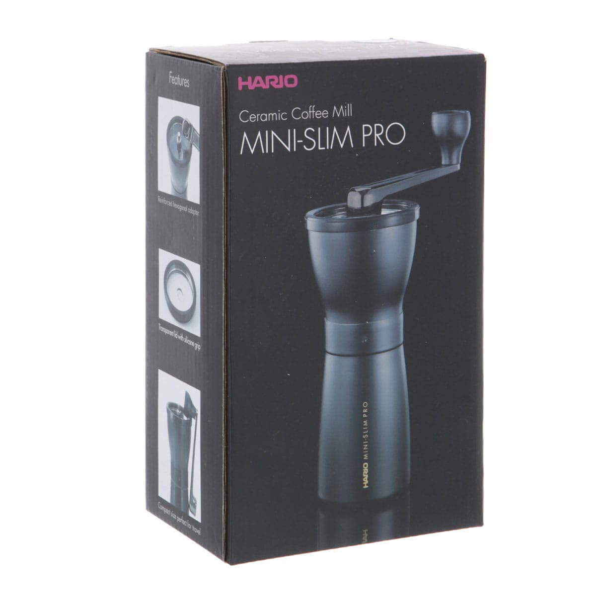 Кофемолка ручная Hario Mini Slim PRO MMSP-1-B