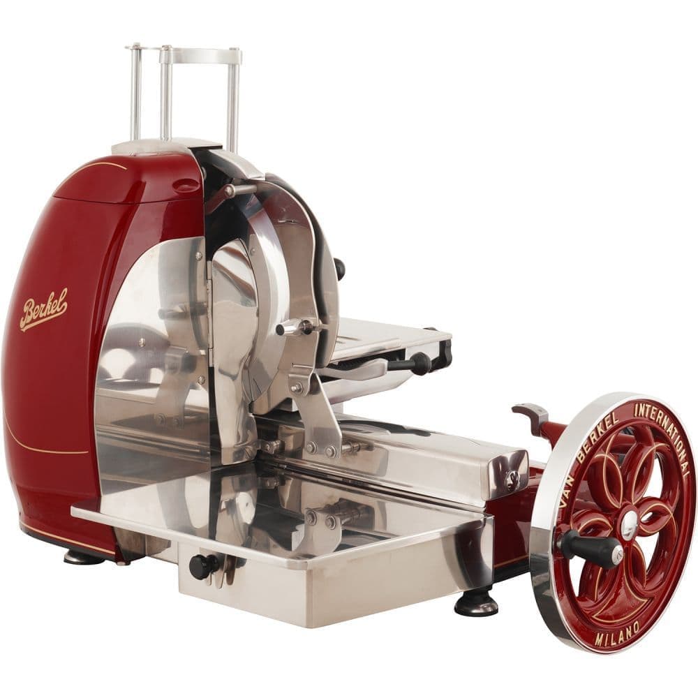 Слайсер Berkel Flywheel Volano B116, на подставке, красный
