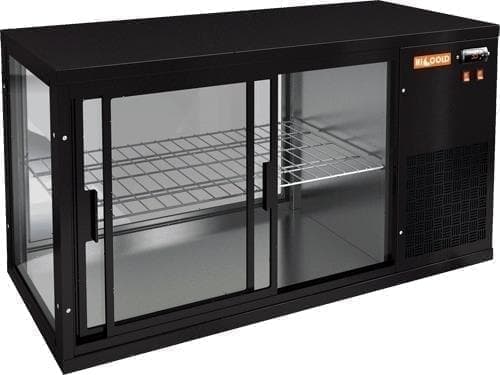 Витрина холодильная Hicold VRL 1100 R Black