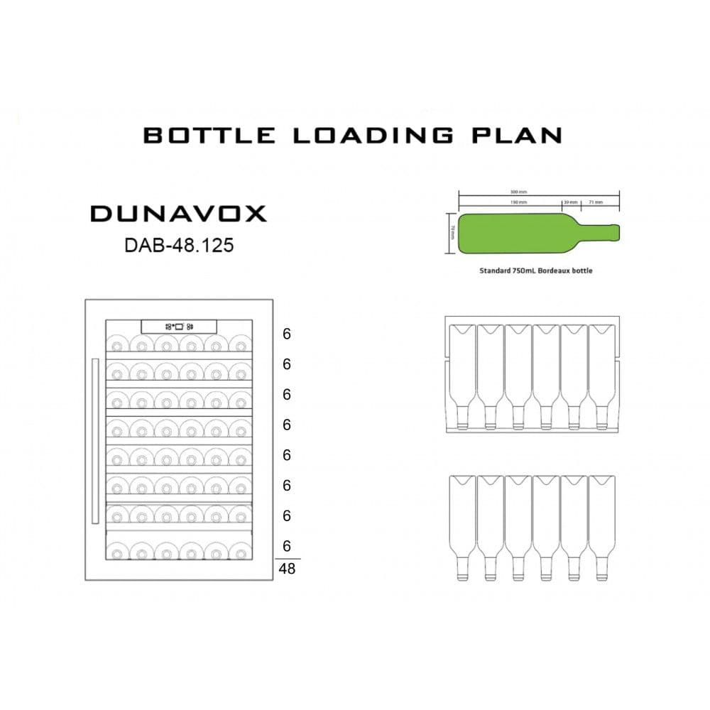 Шкаф винный Dunavox DAB-48.125B