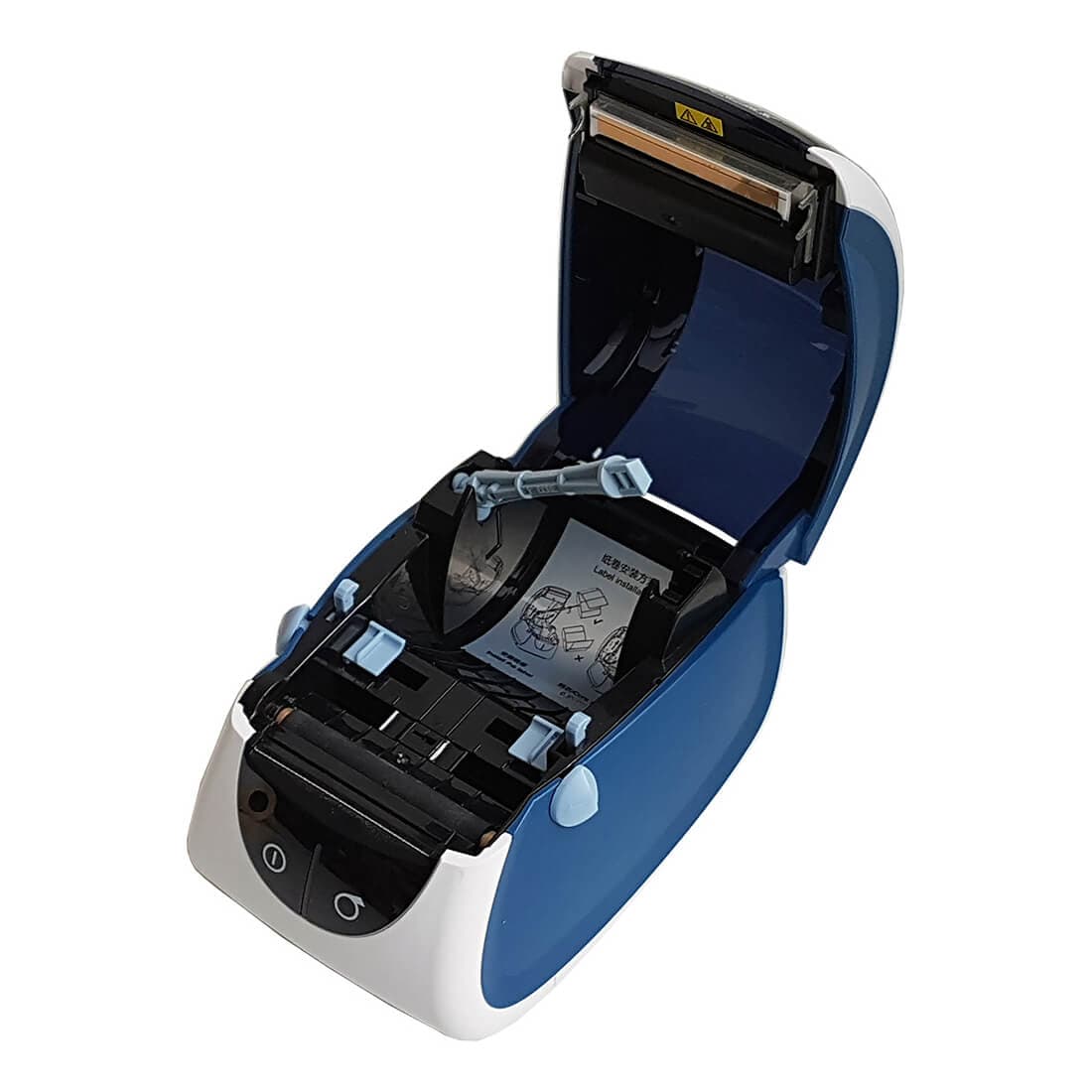 Термопринтер липких этикеток MPRINT LP80 EVA RS232-USB Белые & blue