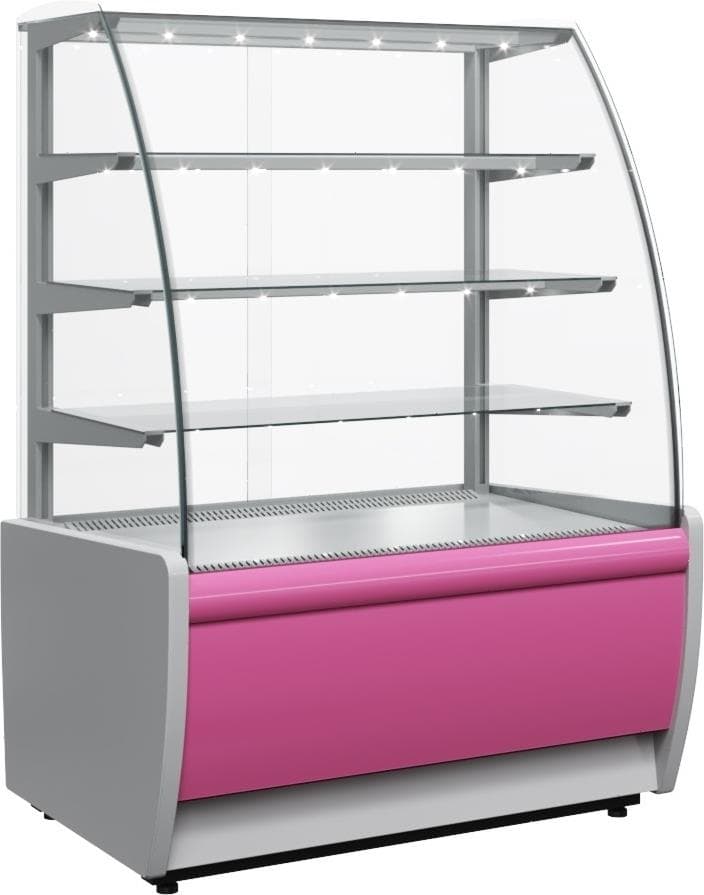 Витрина кондитерская Carboma K70 VM 0,9-1 (ВХСв-0,9д) 0012-0109