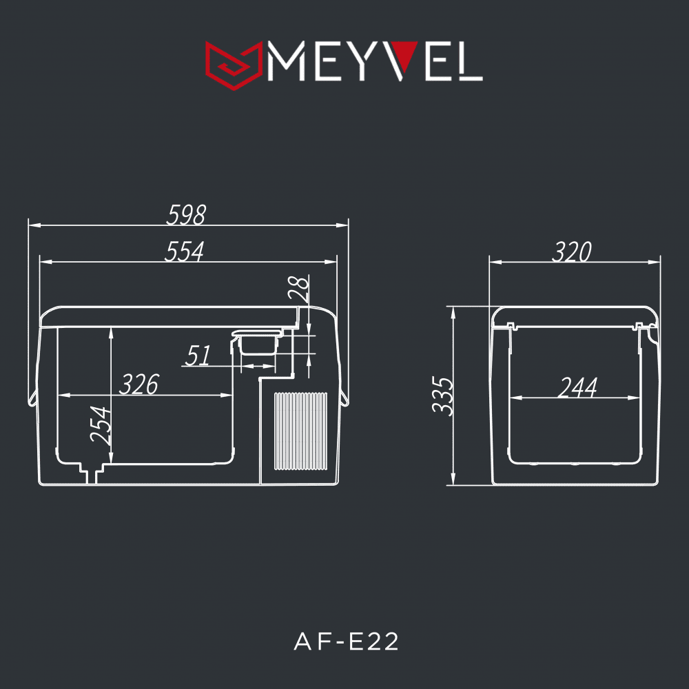 Автохолодильник Meyvel AF-E22