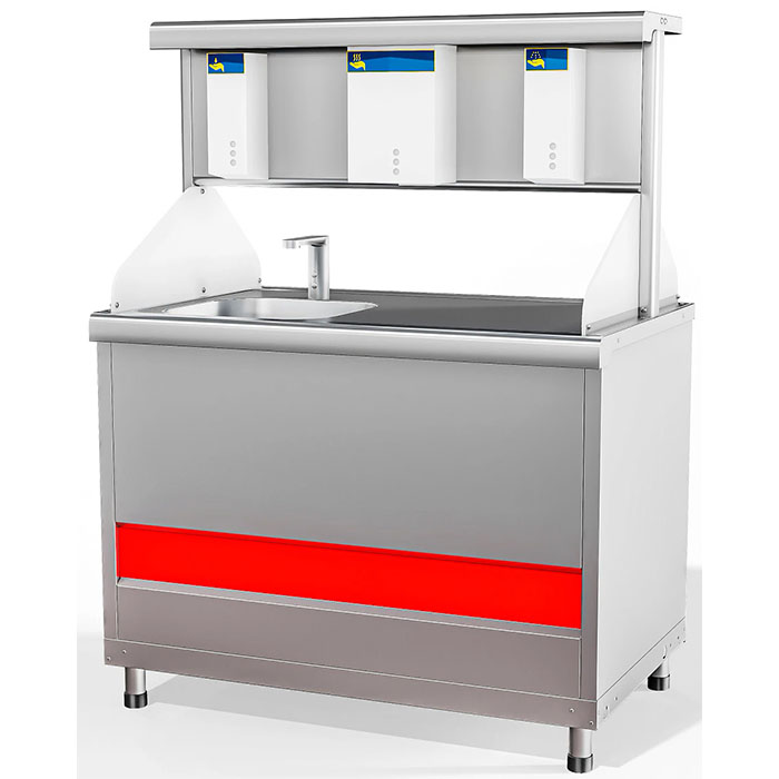 Прилавок-витрина для дезинфекции рук Abat ПВДР-70КМ (21000009834)