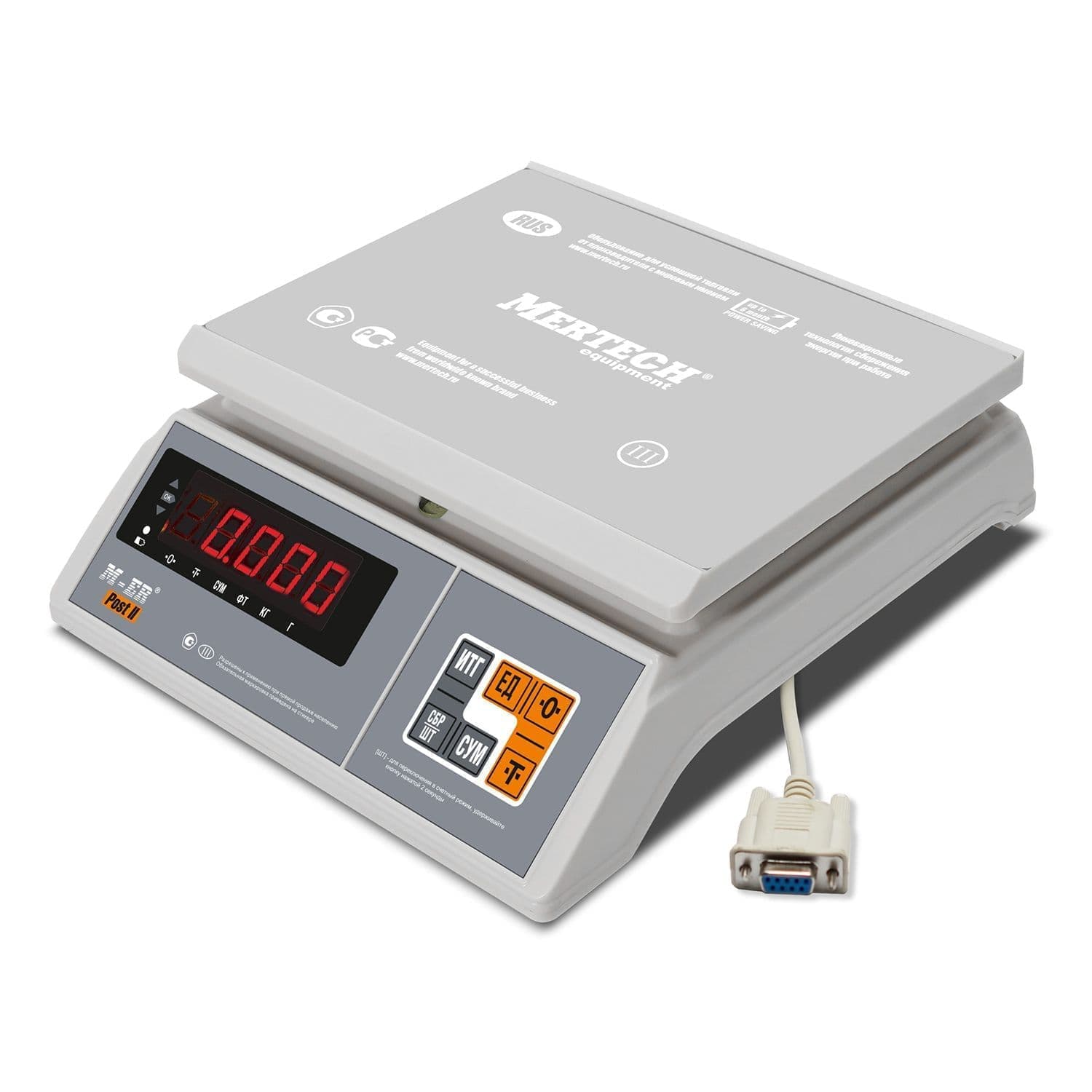 Весы порционные M-ER 326 AFU-3.01 "Post II" LED RS-232