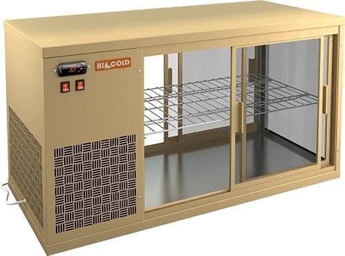 Витрина холодильная Hicold VRL T 1300 L Beige