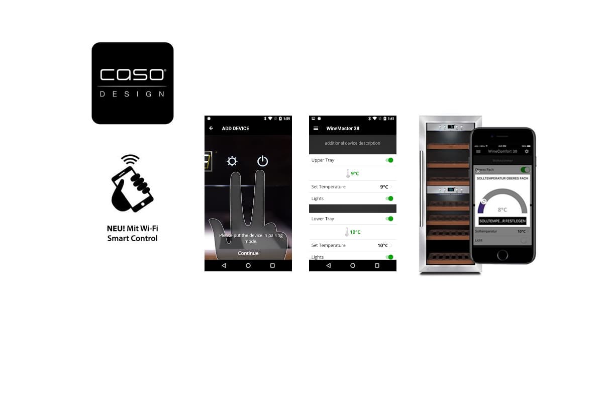 Шкаф винный CASO WineComfort 660 Smart