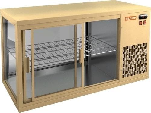 Витрина холодильная Hicold VRL 1300 R Beige