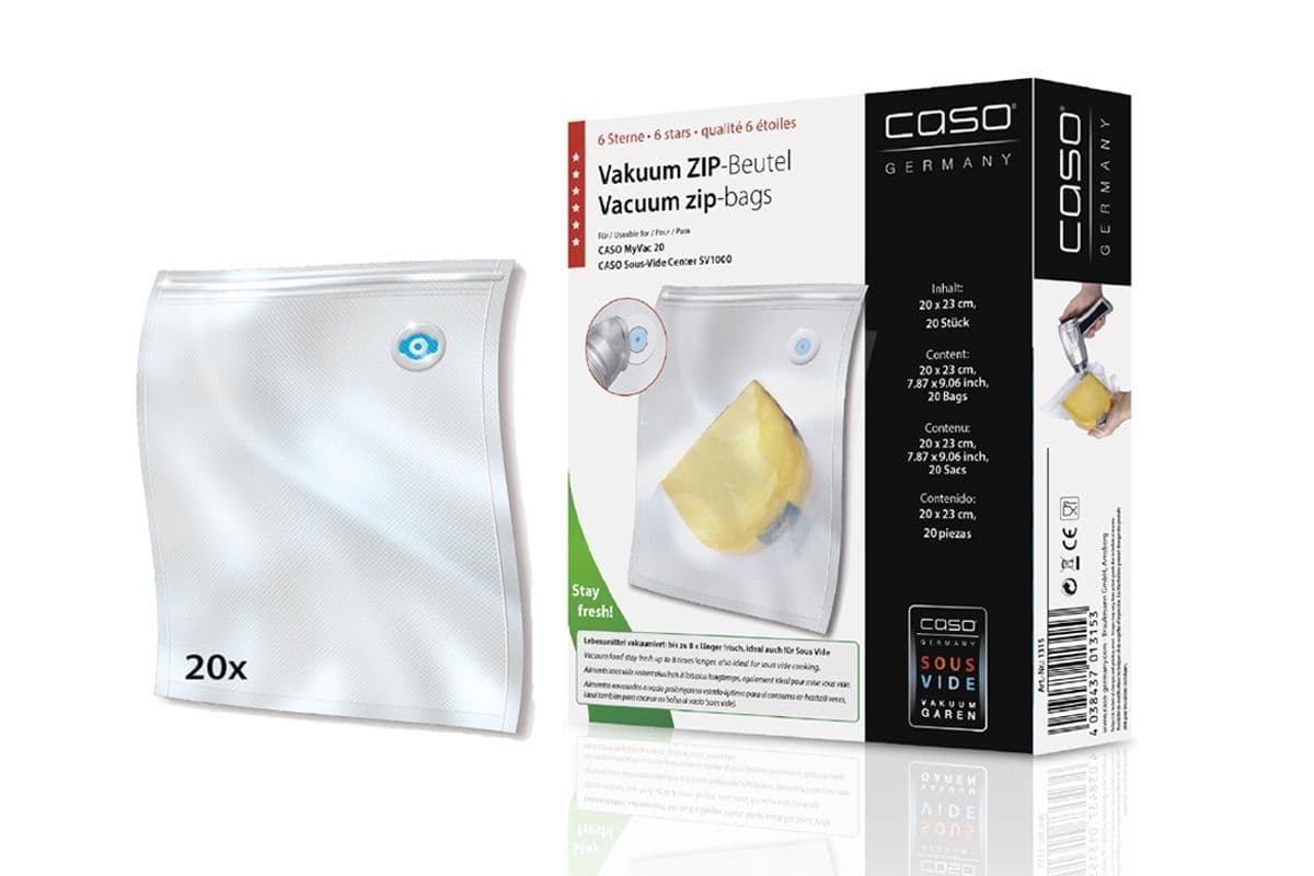 Пакеты вакуумные ЗИП CASO VC 20 *23