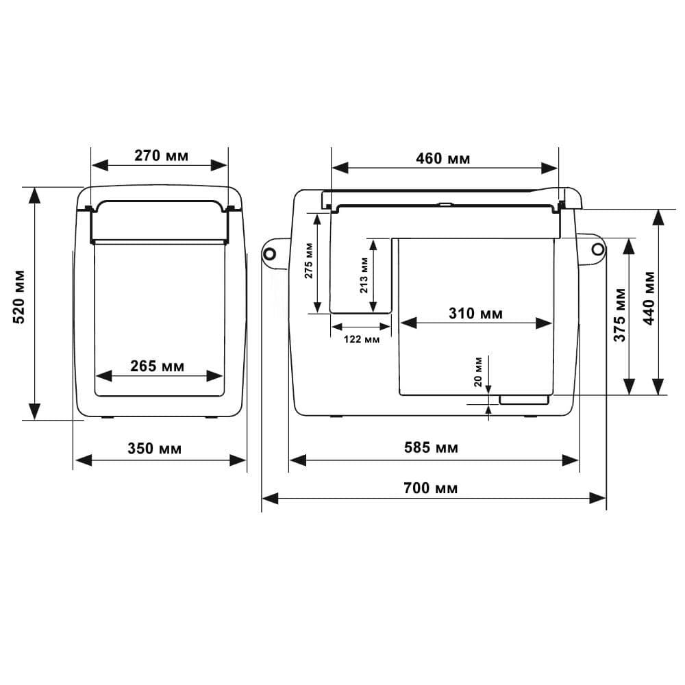 Автохолодильник Indel B TB51A