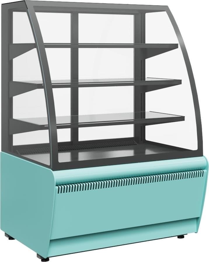 Витрина кондитерская Carboma K70 VV 0,9-1 (ВХСв-0,9д Люкс Техно) 9006-9005