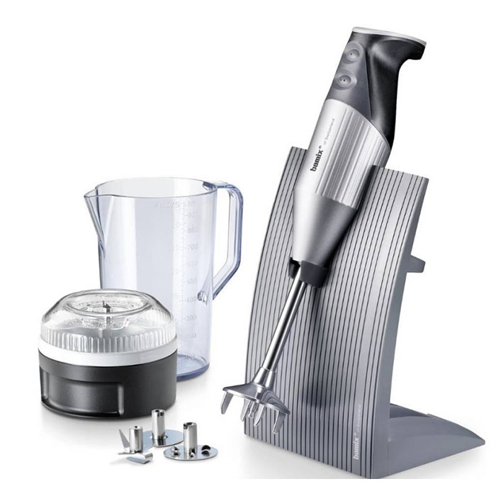 Погружной блендер Bamix M200 SwissLine Silver
