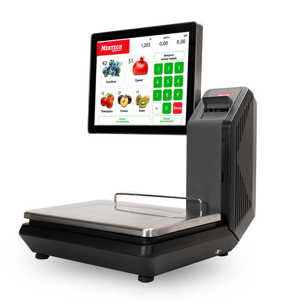 Весы с печатью этикеток M-ER 725 PM-15.2 (15", USB, Ethernet, Wi-Fi)