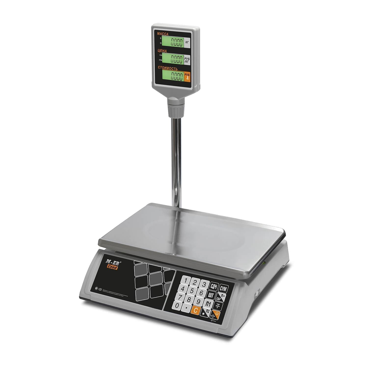 Весы торговые настольные M-ER 327 ACP-32.5 "Ceed" LCD Белые