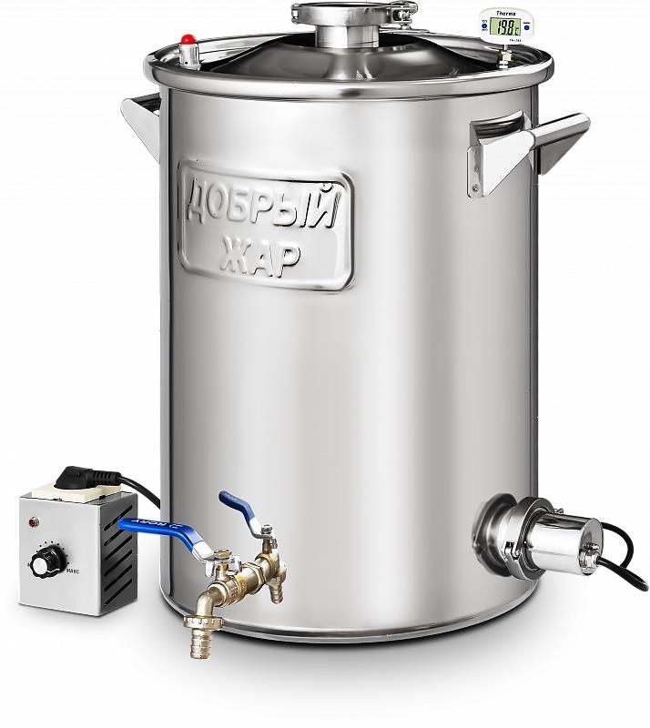 Самогонный аппарат Добрый Жар Дачный, 30 литров ТЭН