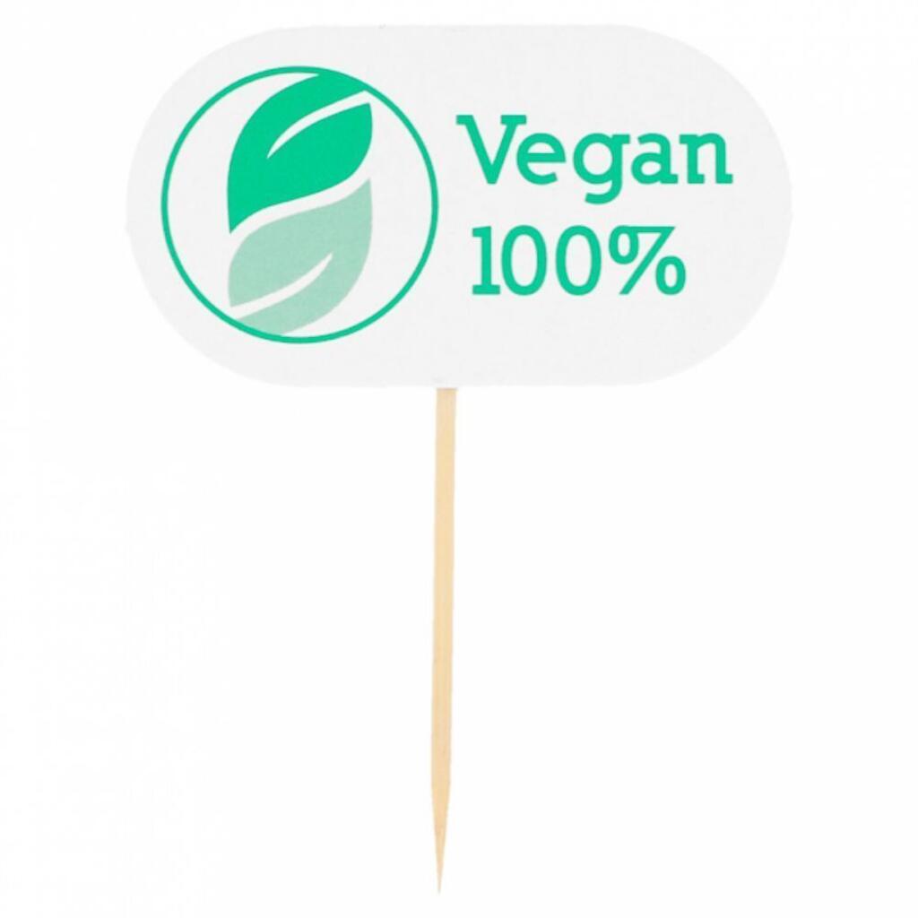 Маркировка-флажок "VEGAN" 8 см, 100 шт Garcia De Pou | 222.57