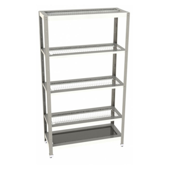 Стеллаж для сушки тарелок Restoinox СТПТ-12/4-ЭН