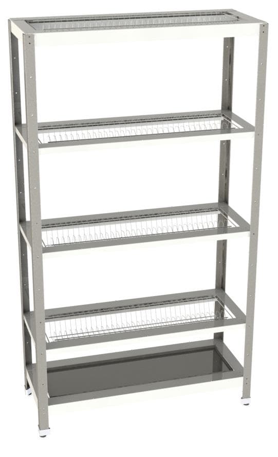 Стеллаж для сушки тарелок Restoinox СТПТ-8/4-ЭН