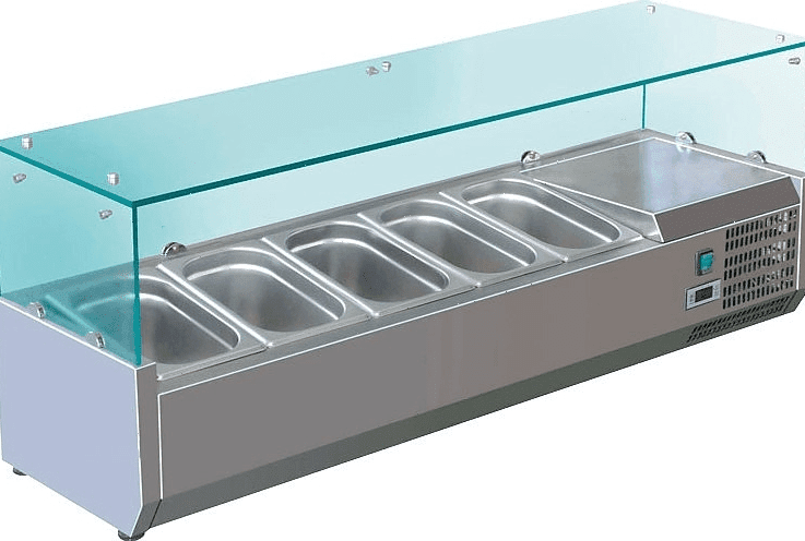 Витрина холодильная для ингредиентов Koreco VRX 1200-380 (395II)