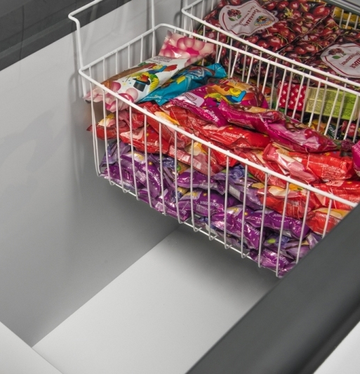 Ларь морозильный Gellar FG 475 E (FG 450 E) красный