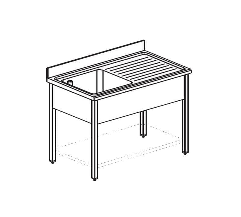Ванна моечная Apach Chef Line LS157-65RWSH