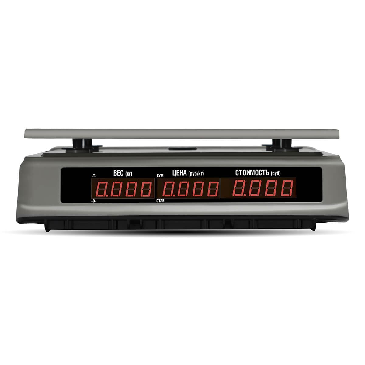 Весы торговые настольные M-ER 328 C-32.5 LED с RS-232 и USB без АКБ