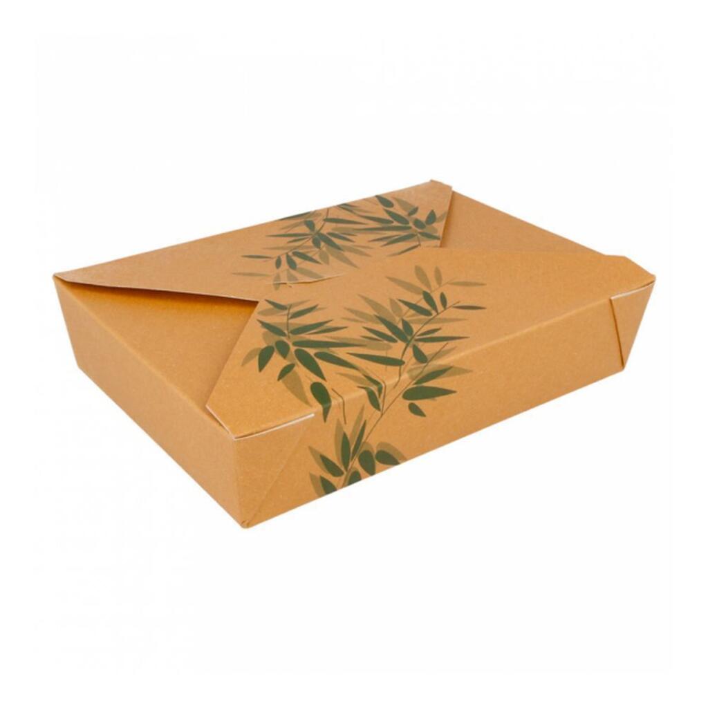 Ланч-бокс картонный Feel Green 19,7х14х4,6 см, СВЧ, 50 шт/уп Garcia De Pou | 131.75